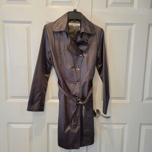 Like New Shimmery Trench Coat